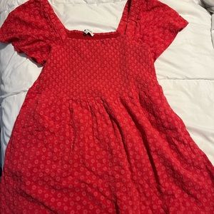 Madewell red dress sundress size xl petite